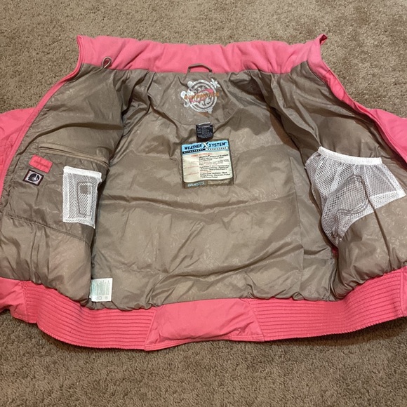 Obermeyer Girls size 14 pink ski jacket - Picture 4 of 8